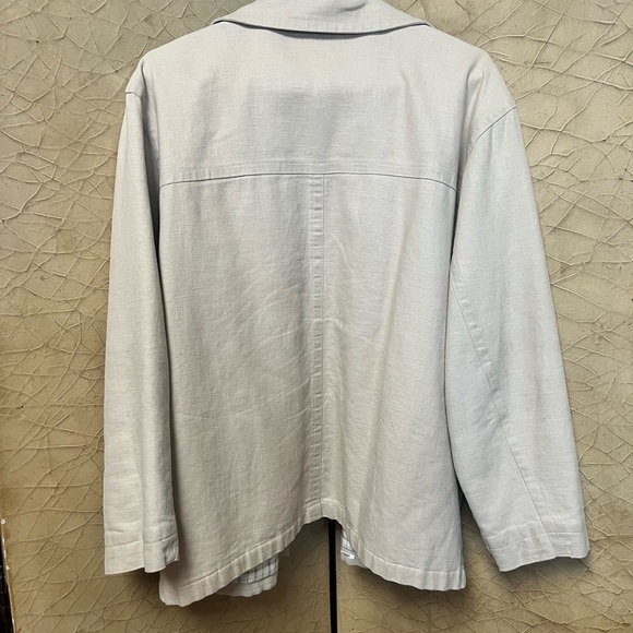 L.L. Bean Beige Jacket petite large - Picture 6 of 6